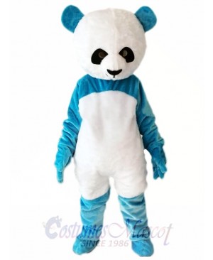 Blue Panda Mascot Costume Christmas