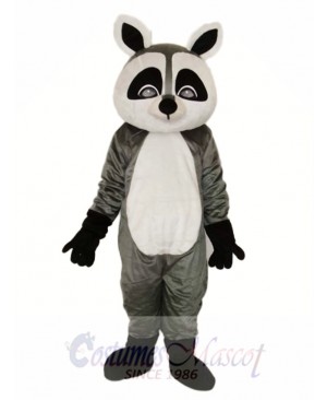 Flat Face Small Raccoon Mascot Adult Costume