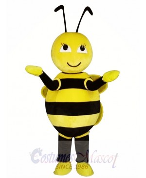 Cute Yellow Little Bee Mascot Costume
