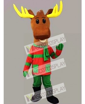 Lovely Christmas Deer Mascot Costume