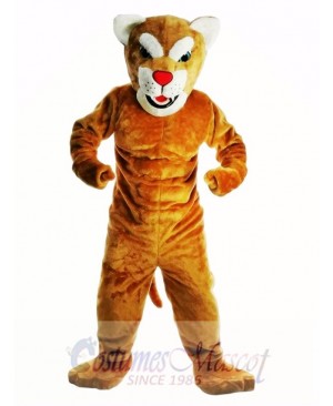 New Power Leopard Panther Cat Cougar Mascot Costume