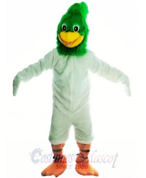 Green Roadrunner Mascot Costume