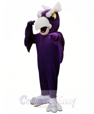 Purple Eagle Bird Mascot Costume