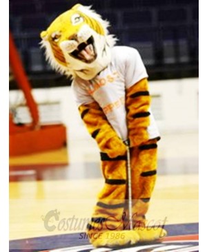 Happy Tiger Mascot Costume