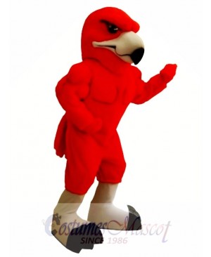 Power Red Hawk Mascot Costume