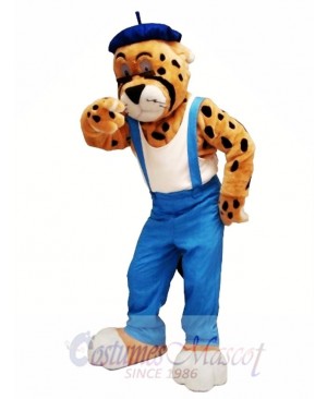 Leisurely Leopard Mascot Costume