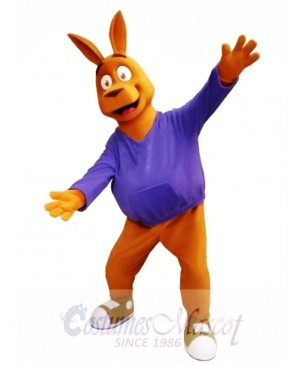 Friendly Kangaroo Mascot Costume