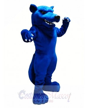 Blue Wolf Mascot Costume