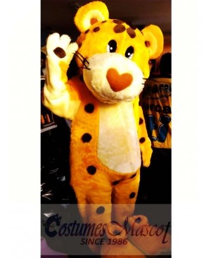 Cute Cheetah Mascot Costume