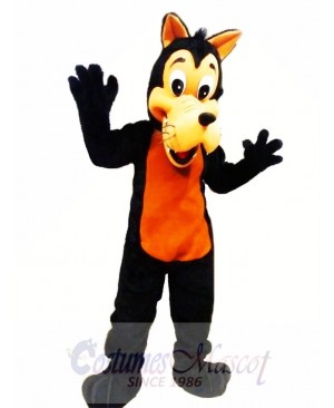 Happy Wolf Mascot Costume Adult Costume