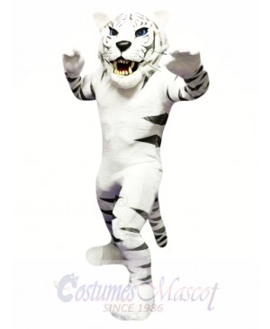 White Tiger Mascot Costume