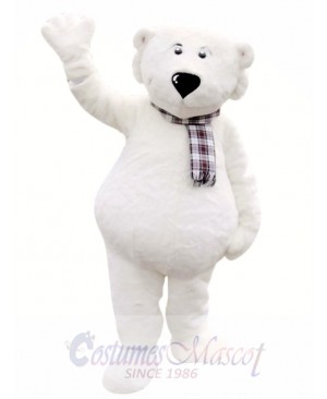 Cute White Polar Bear Mascot Costumes 