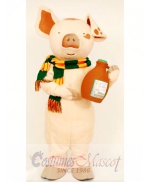 The Loveable Pig Mascot Costume