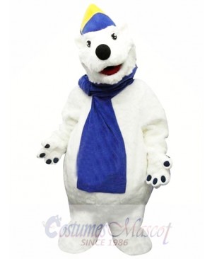 Happy Polar Bear Mascot Costume