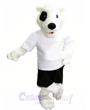 Cute White Bear Mascot Costume