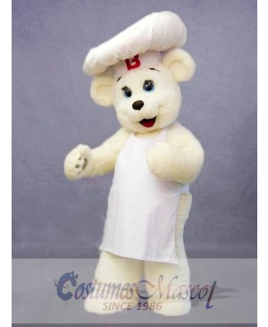 Chef Bear Mascot Costume