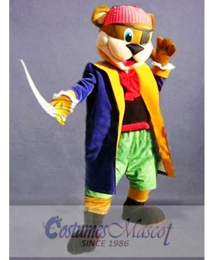 Pirate Bear Mascot Costume