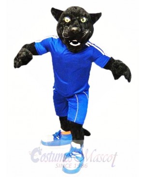 Black Sport Panther Mascot Costume