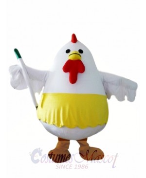 Fat Chicken Mascot Costume