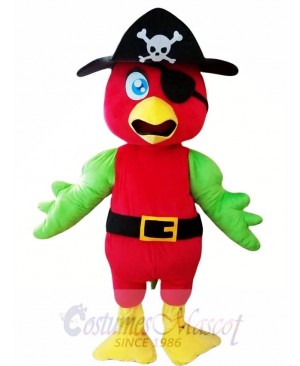 Pirate Parrot Mascot Costume