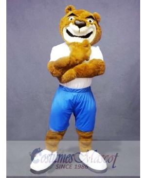 Confident Bear Mascot Costume