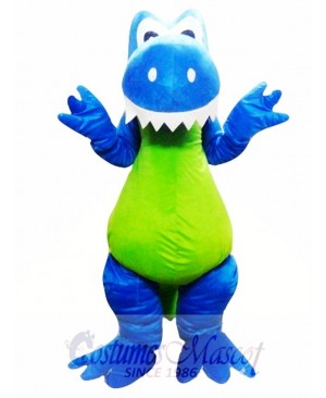 High Quality Blue Dragon Mascot Costume