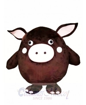 Brown Pig Mascot Costumes  