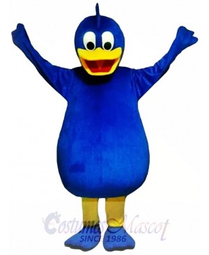 Blue Duck Mascot Costume  