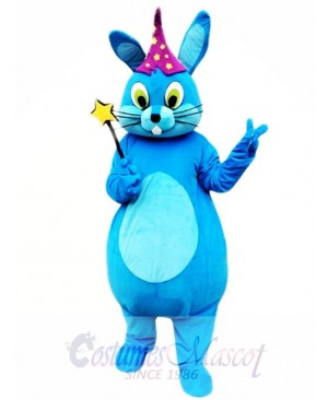Blue Easter Bunny Rabbit Mascot Costume