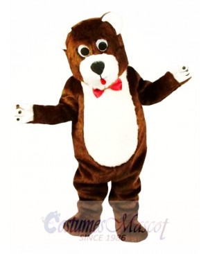 Grentle Brown Teddy Bear Mascot Costume Animal Costume