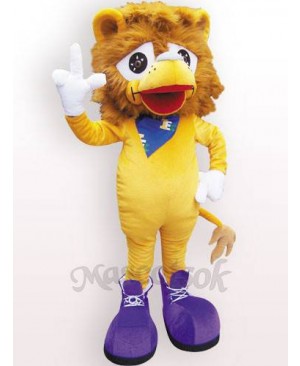 Lion Plush Adult Mascot Costume