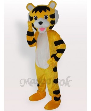 Little Tiger Short Plush Adult Mascot Costume