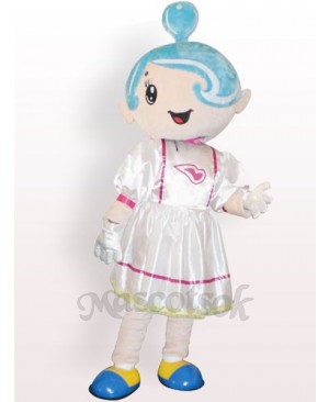 Music Girl Plush Adult Mascot Costume