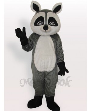 Raccoon Short Plush Adult Mascot Costume