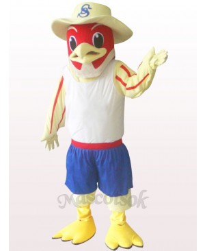 Red Bird Plush Adult Mascot Costume