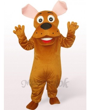 Round Nose Dog Plush Mascot Costume