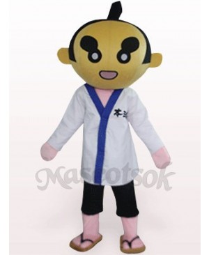 Sumoto People In White Clothes Plush Mascot Costume