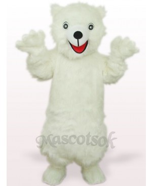 White Polar Bear Adult Mascot Costume