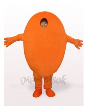 Yellow Mr Scratch Open Face Plush Adult Mascot Costume