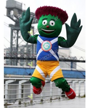 Commonwealth Games Mascot Costume Clyde Thistle Mascot Costume