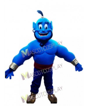 Blue Genie Mascot Costume from Shimmer and Shine