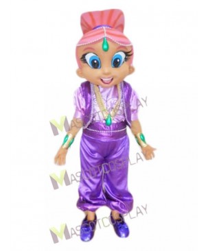Pink Genie Mascot Costume from Shimmer and Shine