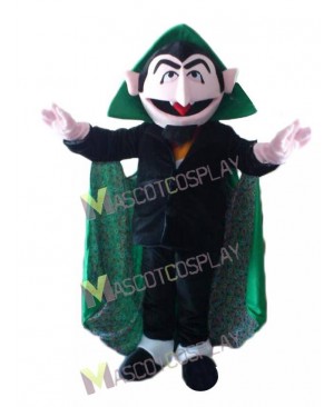 Dracula the Count Von Vampire Mascot Costume
