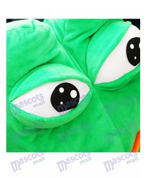 Piggy Back Frog Carry Me Sad Frog Mascot Costume Halloween Fancy Dress