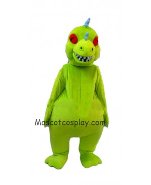 Hot Sale Adorable Realistic New Popular Professional Rugrats Reptar Mascot Costume Reptar Dinosaur Costume Reptar Adults Clothing Halloween