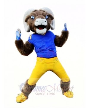 Sporty Powerful Ram Mascot Costume 