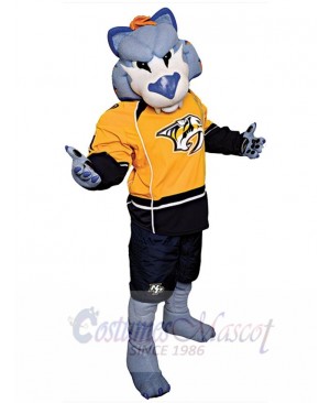 Nashville Predator Gnash Sabretooth Tiger Mascot Costume
