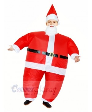 Santa Claus Inflatable Halloween Christmas Xmas Mascot Costumes Cartoon For Kids