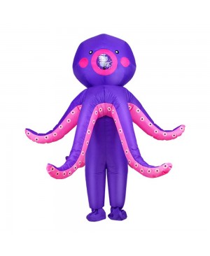 Octopus Squid Inflatable Costume Halloween Christmas Costume for Adult/Kid