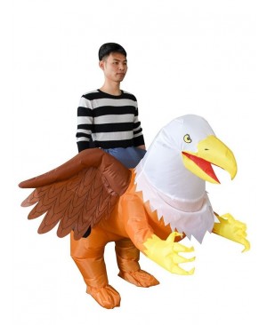 Griffin Eagle Bird Carry me Ride on Inflatable Costume Halloween Christmas Costume for Adult